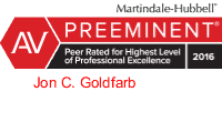 Per rated for highest level of professional excellence - Jon C. Goldfarb