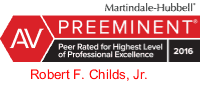 Per rated for highest level of professional excellence - Robert F. Childs Jr